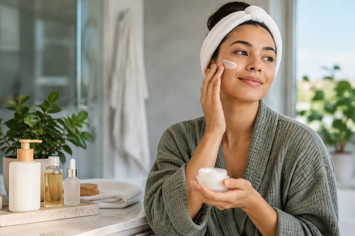 A skincare routine for a lasting glow up
