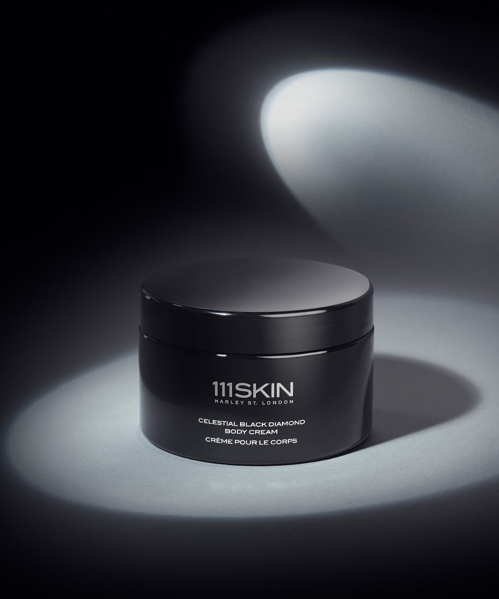 Luxury body cream application skincare routine