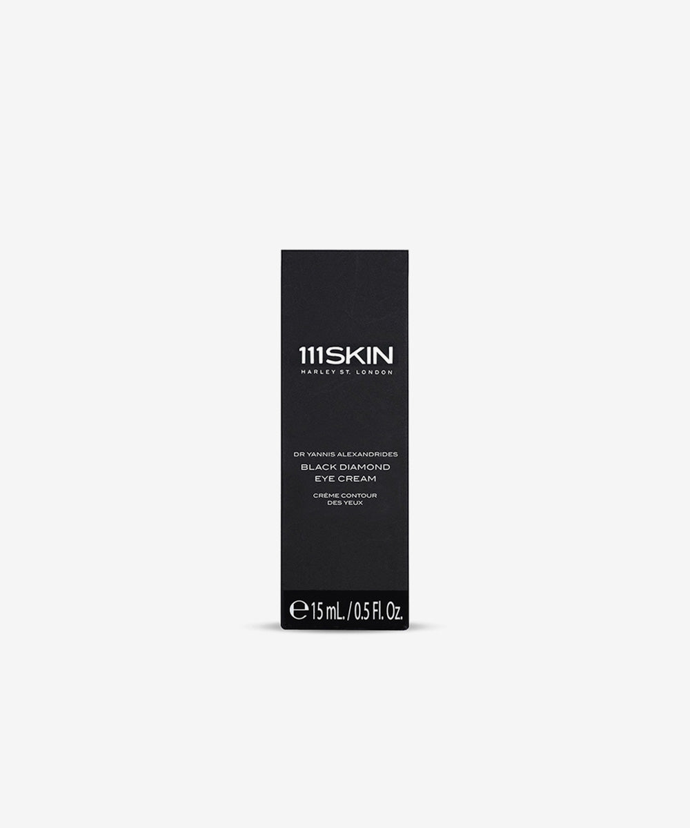 Black packaging box for 111SKIN Eye Cream.
