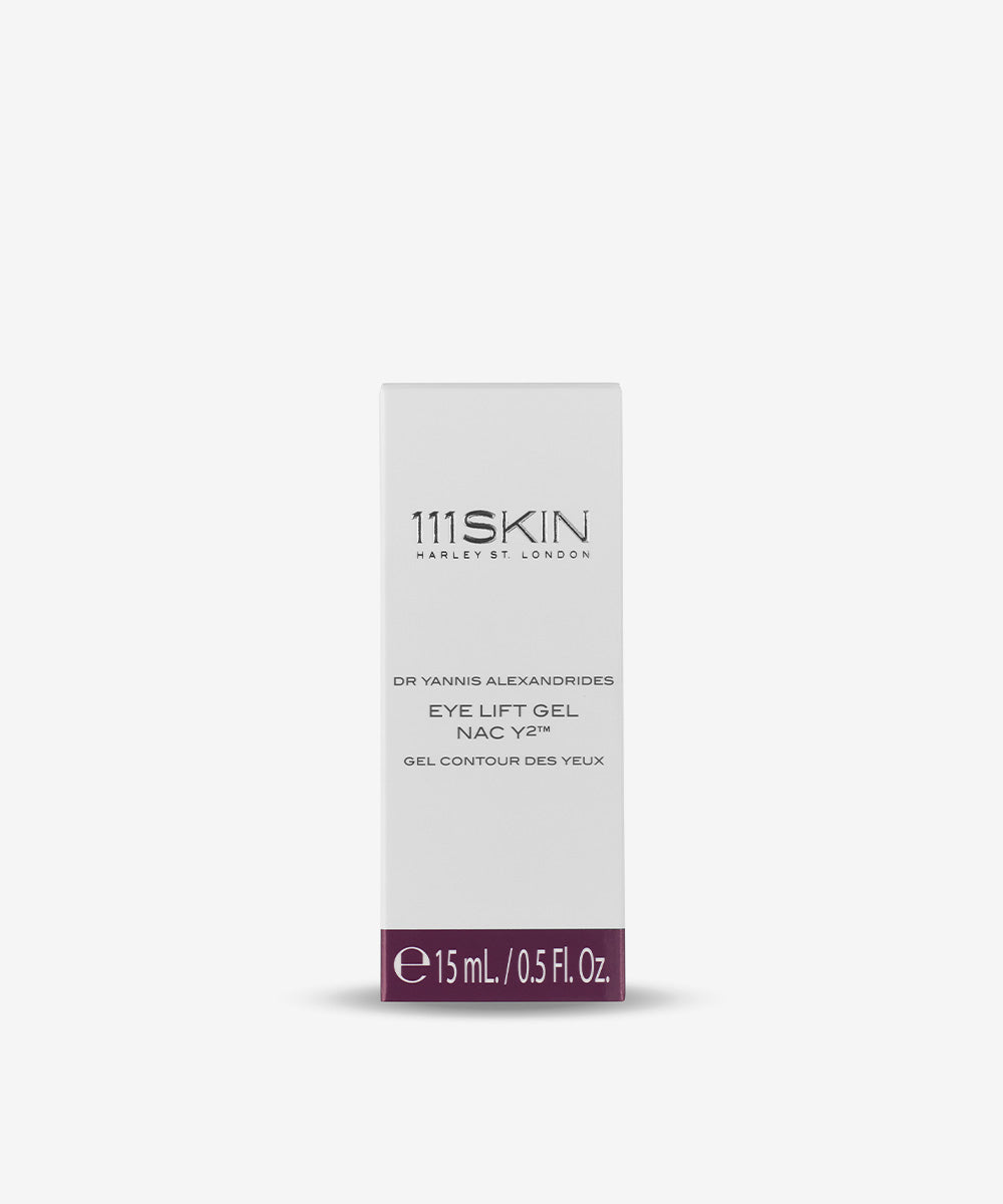 White packaging for 111SKIN Eye Lift Gel