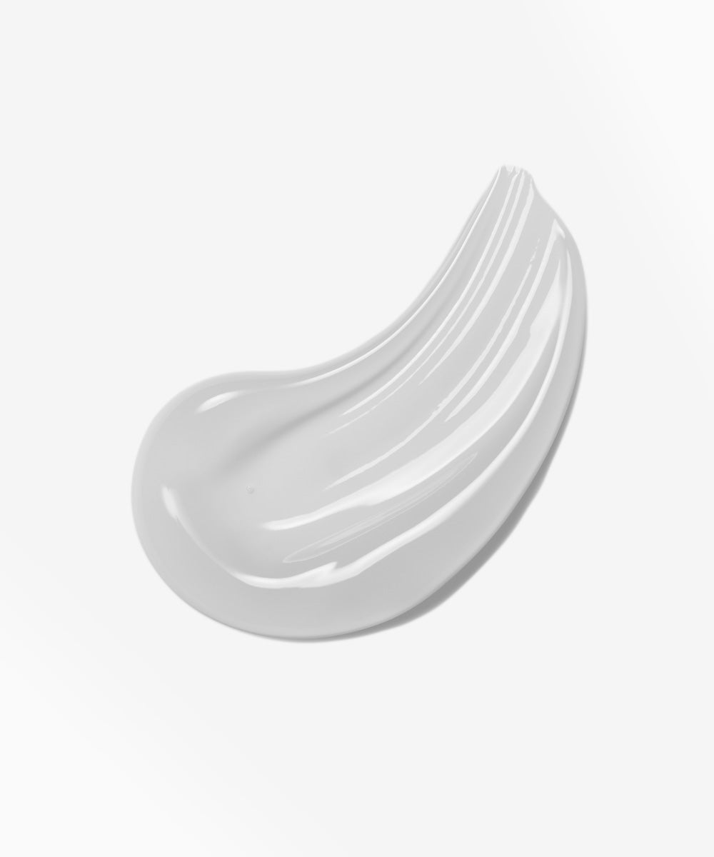 White gel texture swatch of eye cream