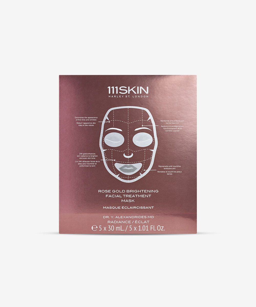 Rose Gold Brightening Facial Treatment Mask – 111SKIN