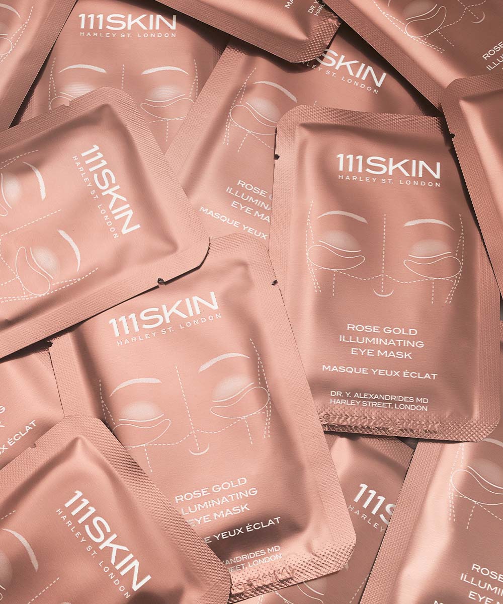 hemp seed oil rose gold face mask Rose Gold Illuminating Eye Mask – 111SKIN