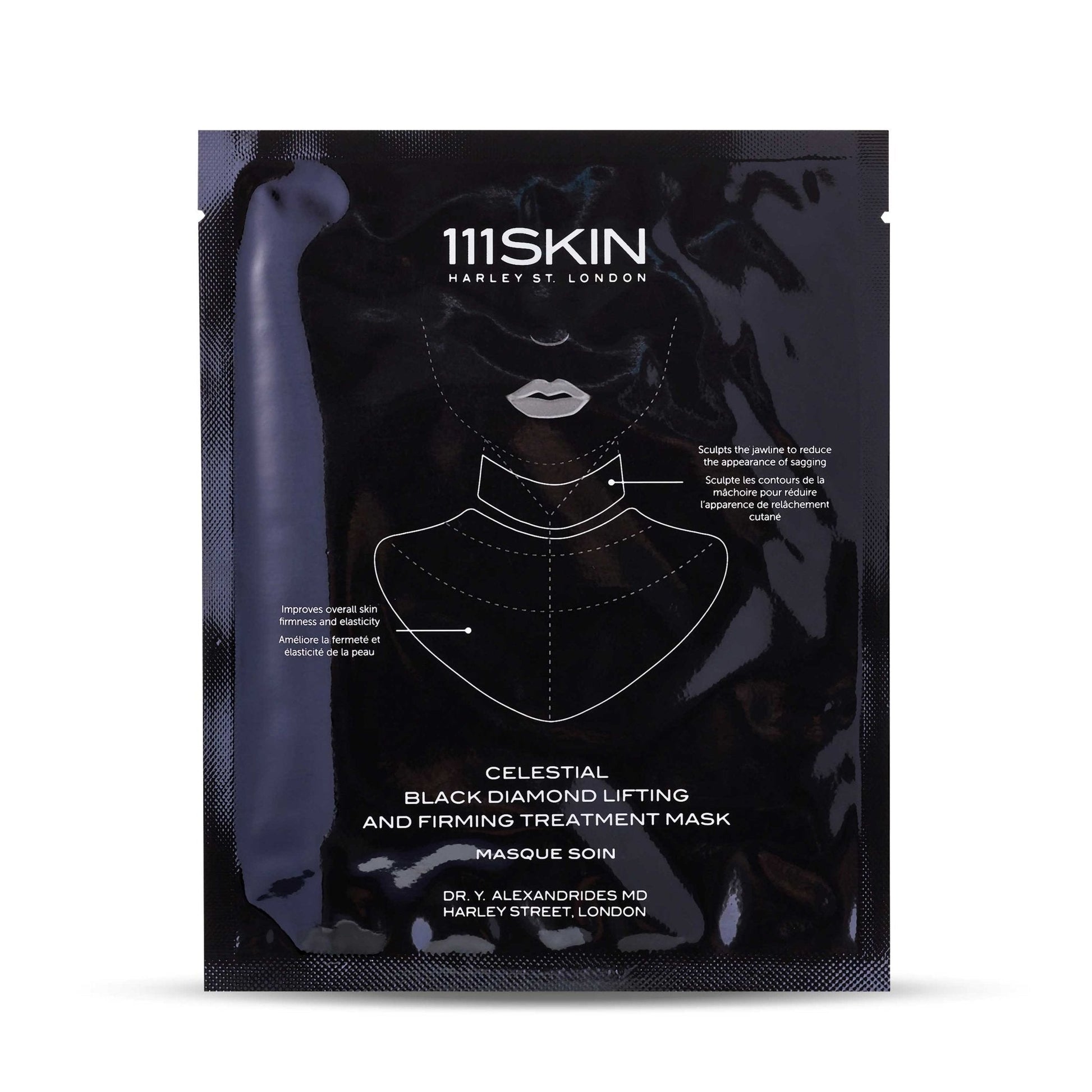 Celestial Black Diamond Lifting And Firming Neck Mask - 111SKIN